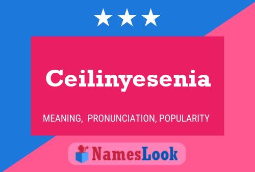 Ceilinyesenia Name Poster