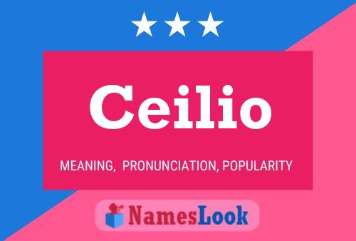 Ceilio Name Poster