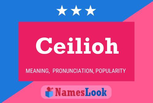 Ceilioh Name Poster