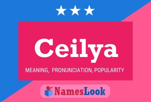 Ceilya Name Poster