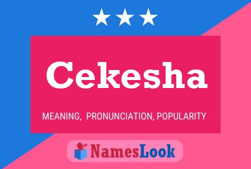 Cekesha Name Poster