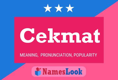 Cekmat Name Poster