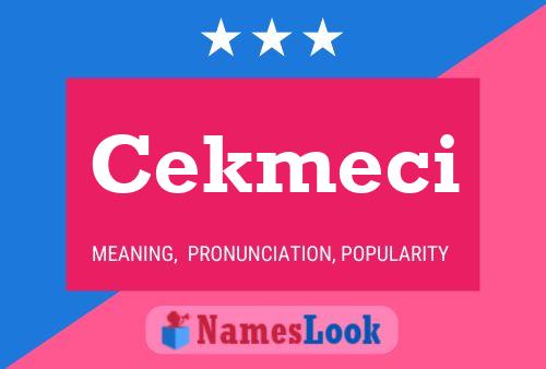 Cekmeci Name Poster