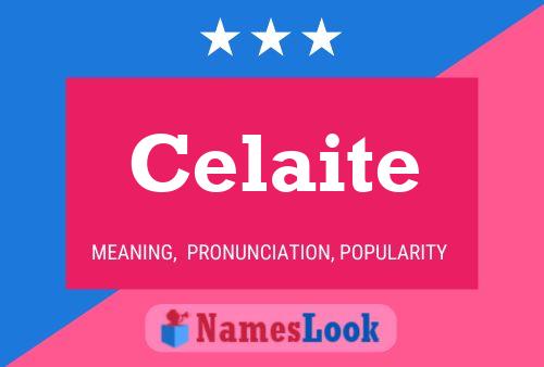 Celaite Name Poster