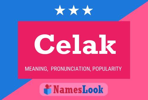 Celak Name Poster