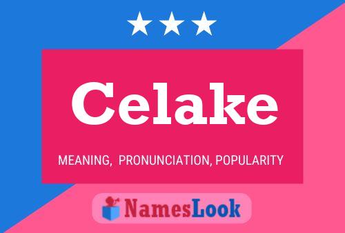 Celake Name Poster