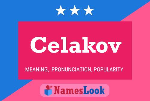 Celakov Name Poster