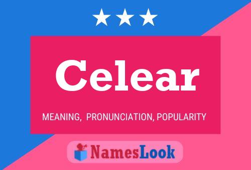 Celear Name Poster