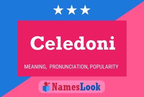 Celedoni Name Poster