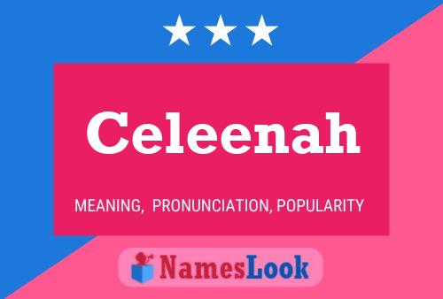 Celeenah Name Poster