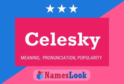 Celesky Name Poster