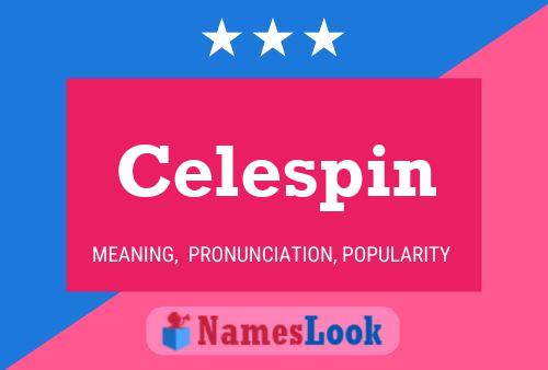 Celespin Name Poster