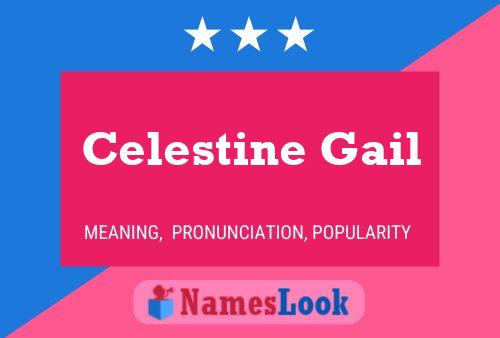 Celestine Gail Name Poster