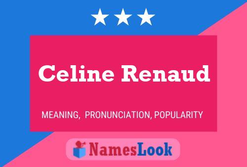 Celine Renaud Name Poster