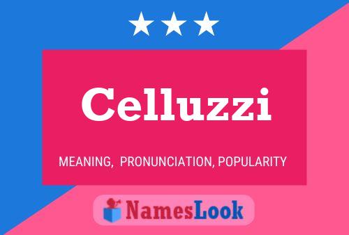 Celluzzi Name Poster