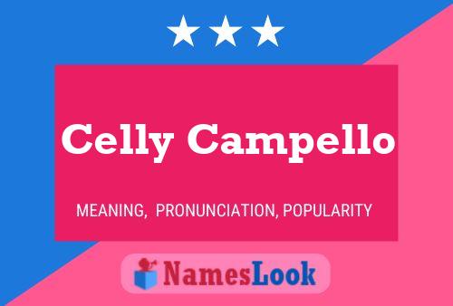 Celly Campello Name Poster