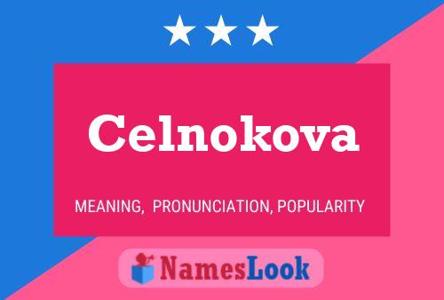 Celnokova Name Poster