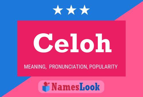 Celoh Name Poster