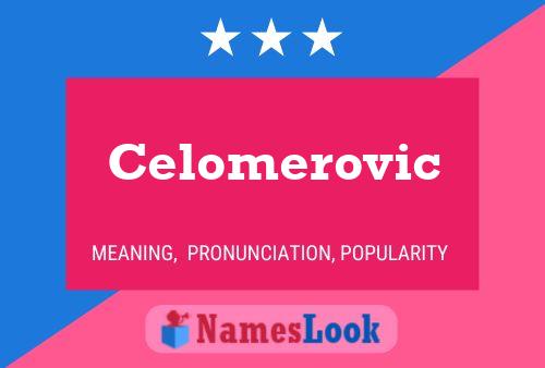 Celomerovic Name Poster