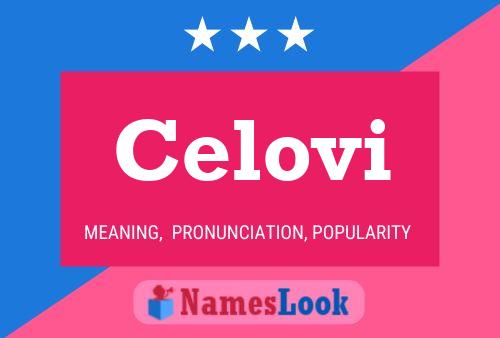 Celovi Name Poster