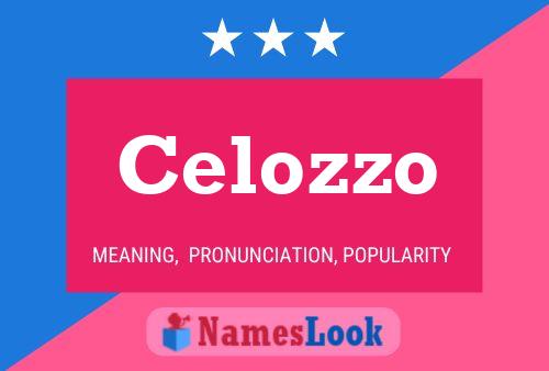 Celozzo Name Poster