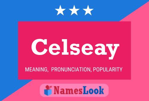 Celseay Name Poster