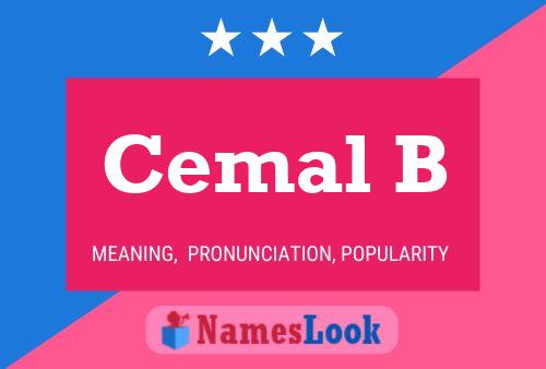 Cemal B Name Poster