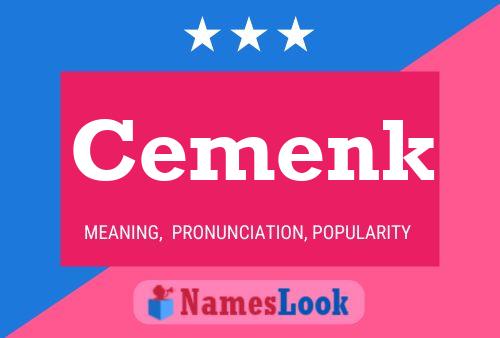 Cemenk Name Poster