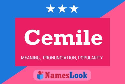 Cemile Name Poster