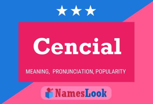 Cencial Name Poster