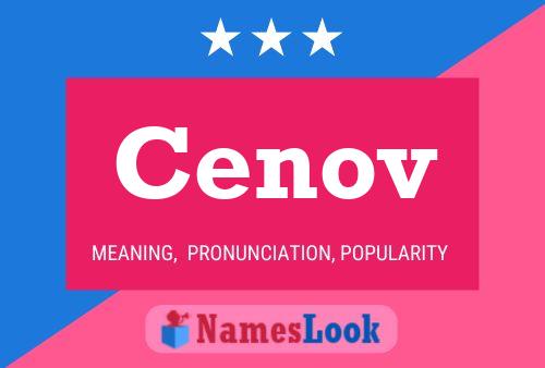 Cenov Name Poster