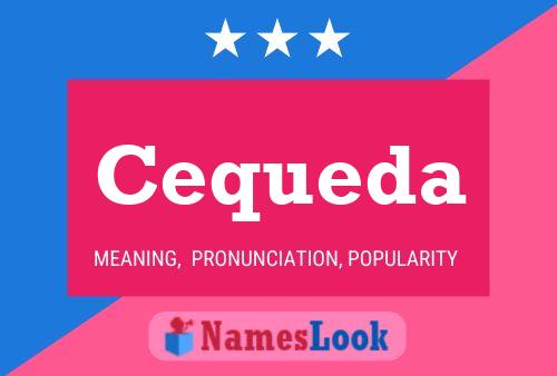 Cequeda Name Poster