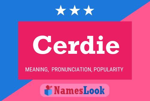 Cerdie Name Poster