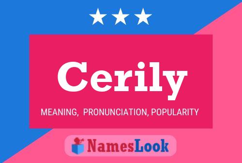 Cerily Name Poster