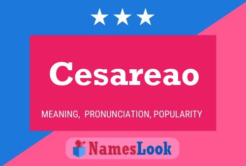 Cesareao Name Poster