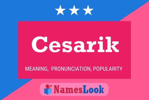 Cesarik Name Poster