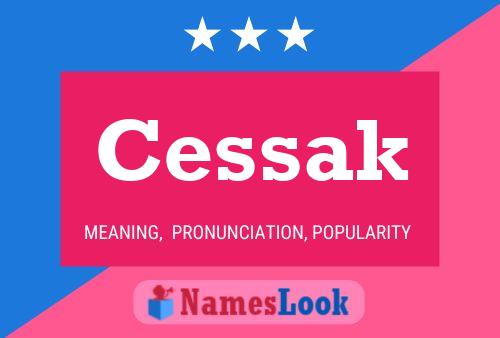 Cessak Name Poster