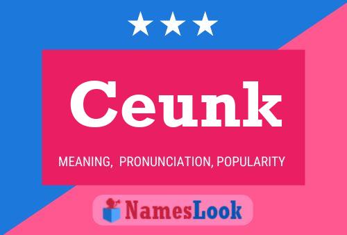 Ceunk Name Poster