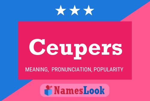 Ceupers Name Poster