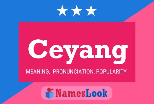 Ceyang Name Poster