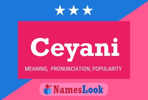 Ceyani Name Poster