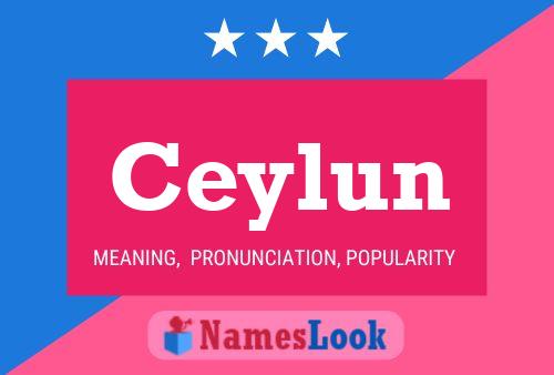 Ceylun Name Poster