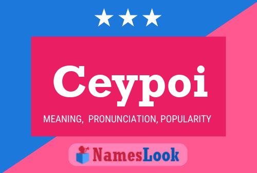 Ceypoi Name Poster