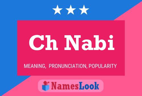 Ch Nabi Name Poster