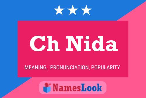 Ch Nida Name Poster