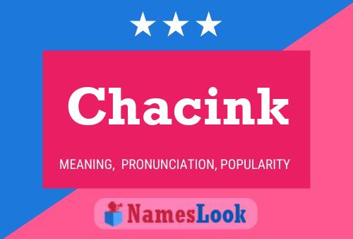 Chacink Name Poster