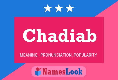 Chadiab Name Poster