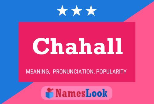 Chahall Name Poster