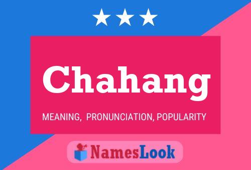 Chahang Name Poster