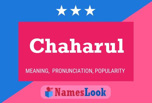 Chaharul Name Poster